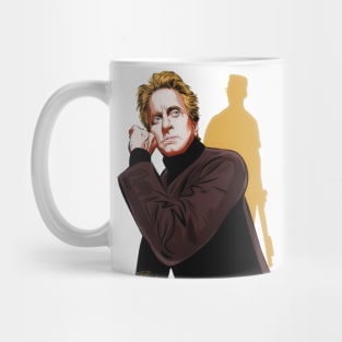 Michael Douglas - An illustration by Paul Cemmick Mug